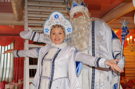 Дед Мороз и Снегурочка в Туле